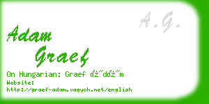 adam graef business card
